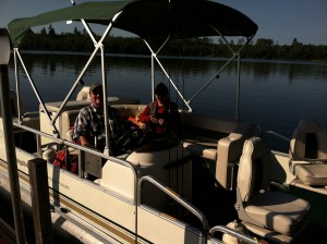 Guests enjoyed a beautiful day on the lake.