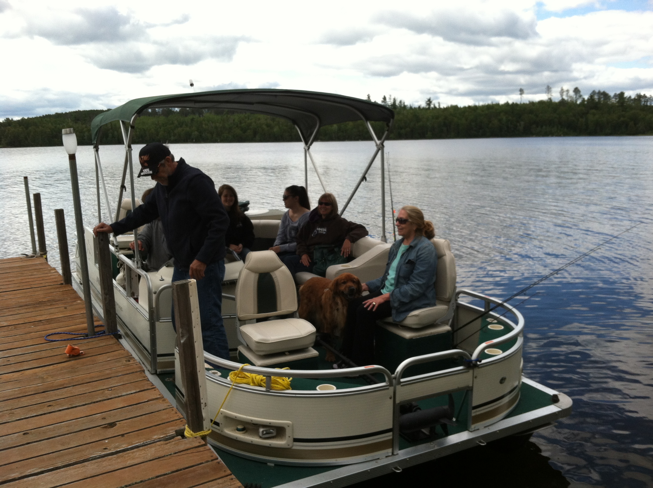 Ready to cruise the lake! Vermilion River Cottages